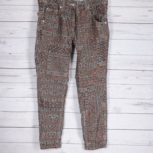 ETOILE ISABEL MARANT SIZE 36 MULTICOLORED PANTS - Picture 3 of 16